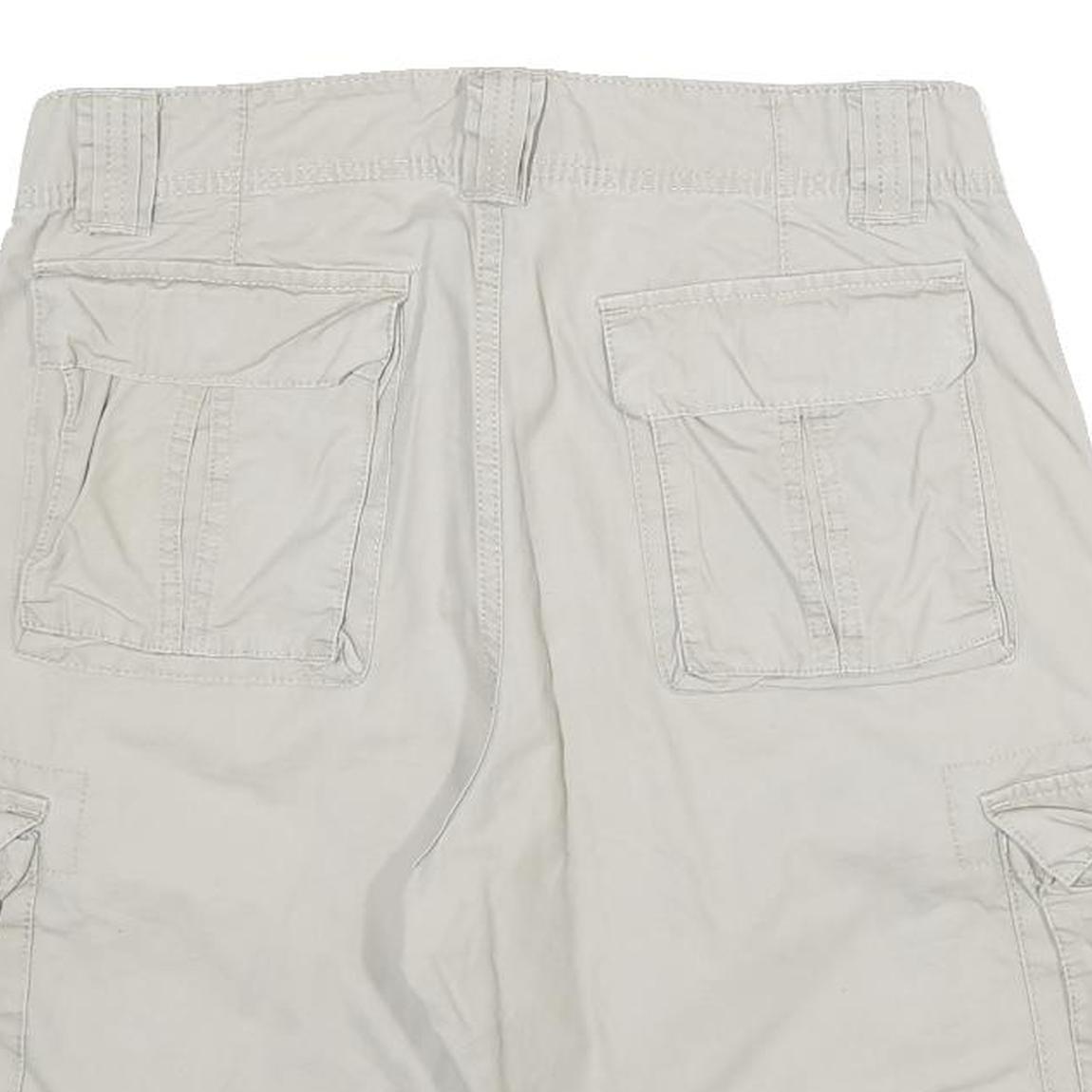 LEE Mens Shorts Beige Casual Cotton Cargo M W31 Pockets Comfortable Summer