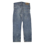DICKIES Mens Blue Regular Fit Straight Leg Denim W34 L30 Workwear Jeans Zip
