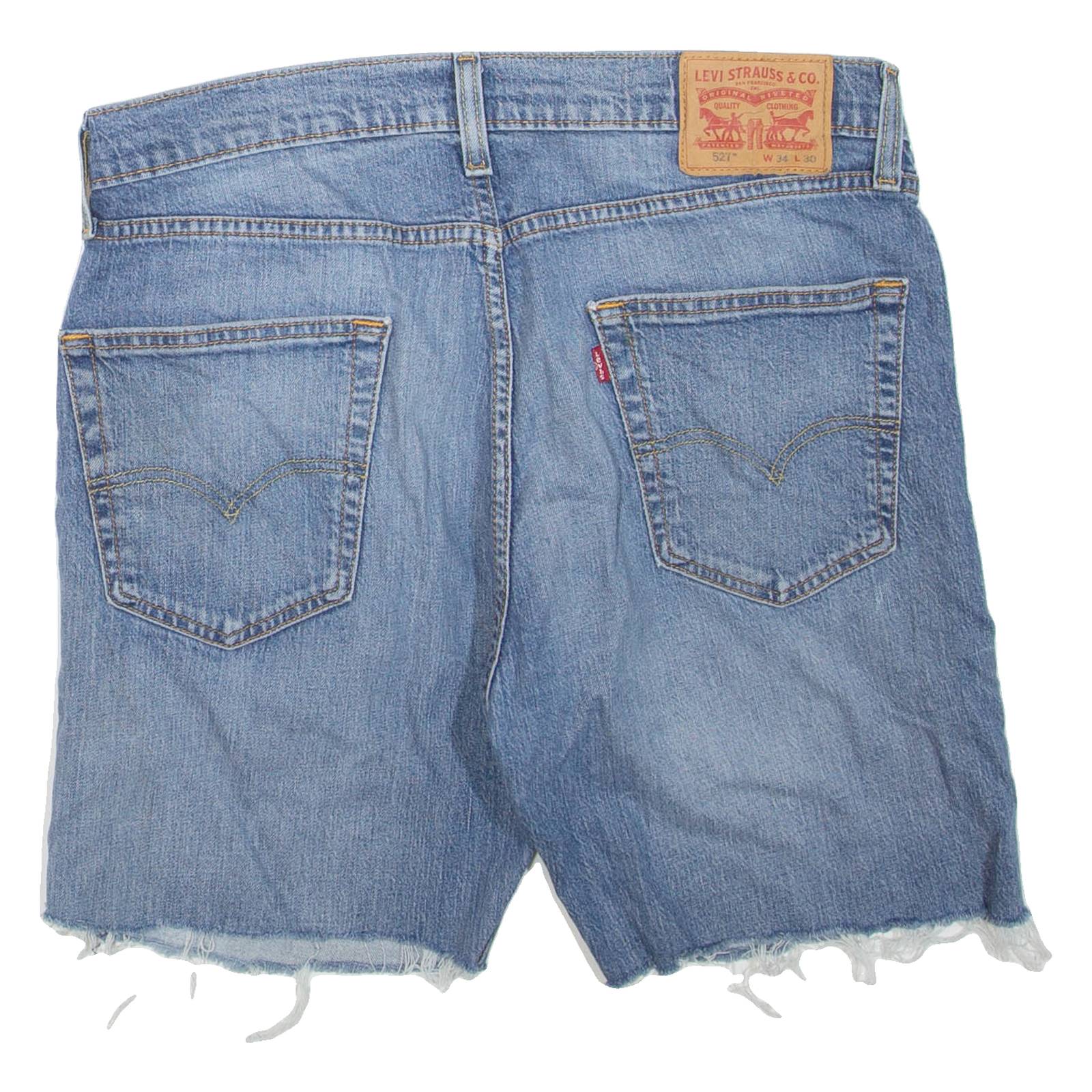 LEVI'S Womens Denim Shorts Blue M W34