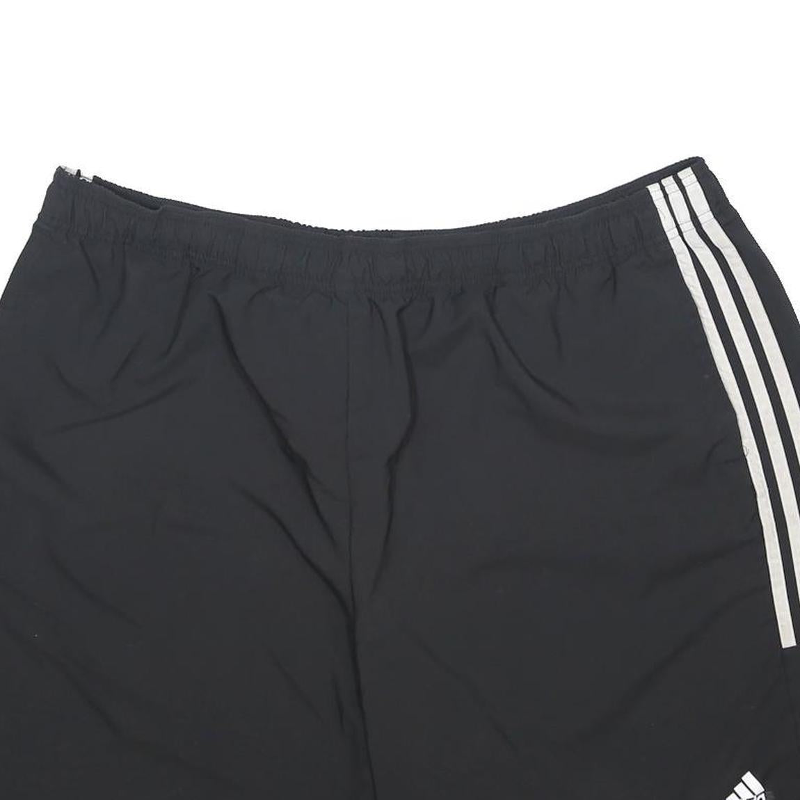 ADIDAS Mens Black Casual Shorts 3XL W40 Polyester Blend Lightweight