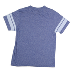 MAJESTIC Mens Blue Colts Graphic T-Shirt L Short Sleeve Crew Neck Sports
