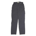 O.C.K Womens Polyester Grey Regular Zip Trousers W26 L32 Practical Comfortable