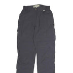 O.C.K Womens Polyester Grey Regular Zip Trousers W26 L32 Practical Comfortable