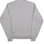 FILA Mens Grey Logo Pullover Hoodie S Cotton Blend Casual Sportswear