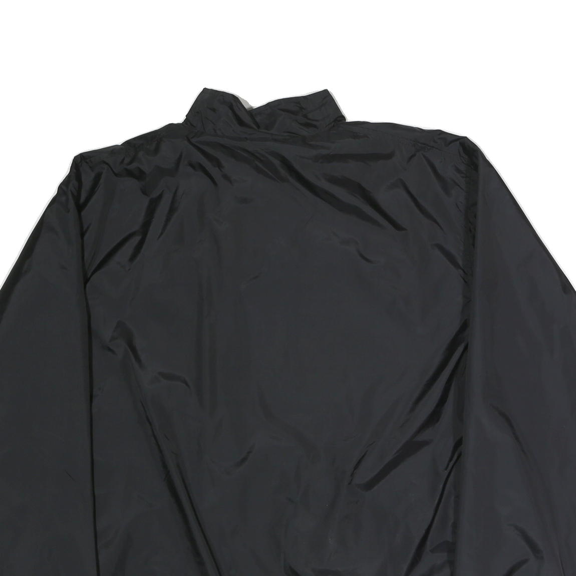 ADIDAS Mens Black & White Athletics Zip Jacket XL Polyester Plain Lightweight