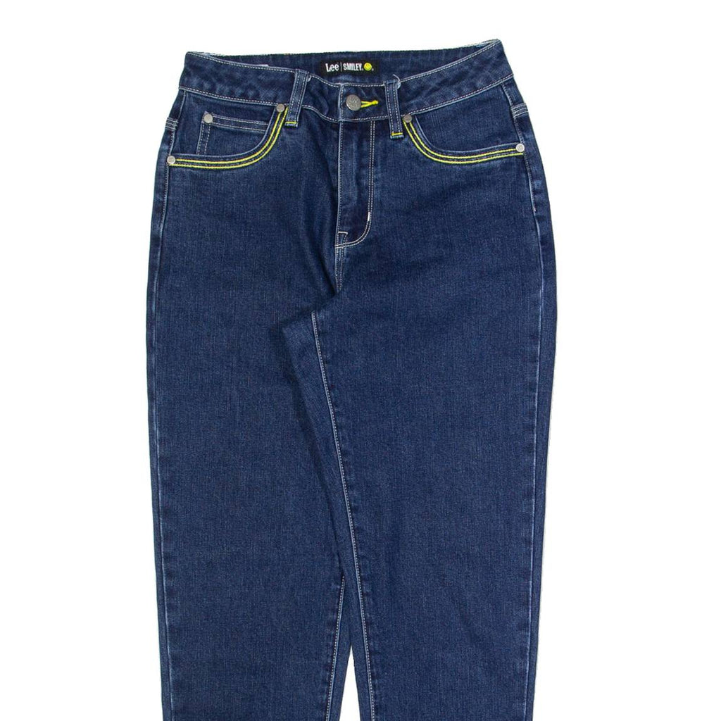 LEE SMILEY Womens Jeans Blue Slim Tapered W24 L27