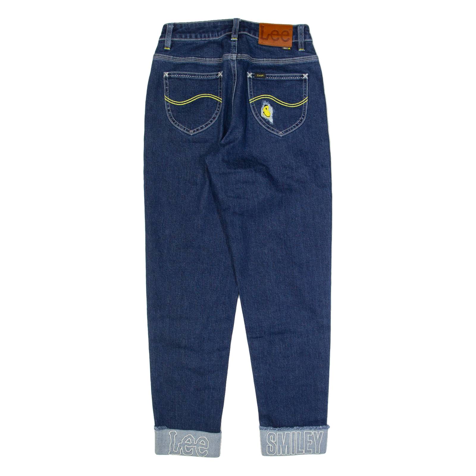 LEE SMILEY Womens Jeans Blue Slim Tapered W24 L27