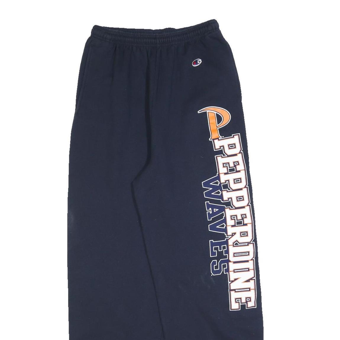 CHAMPION Womens Joggers Navy Pepperdine Waves M W26 L30 Cotton Blend Casual Fit