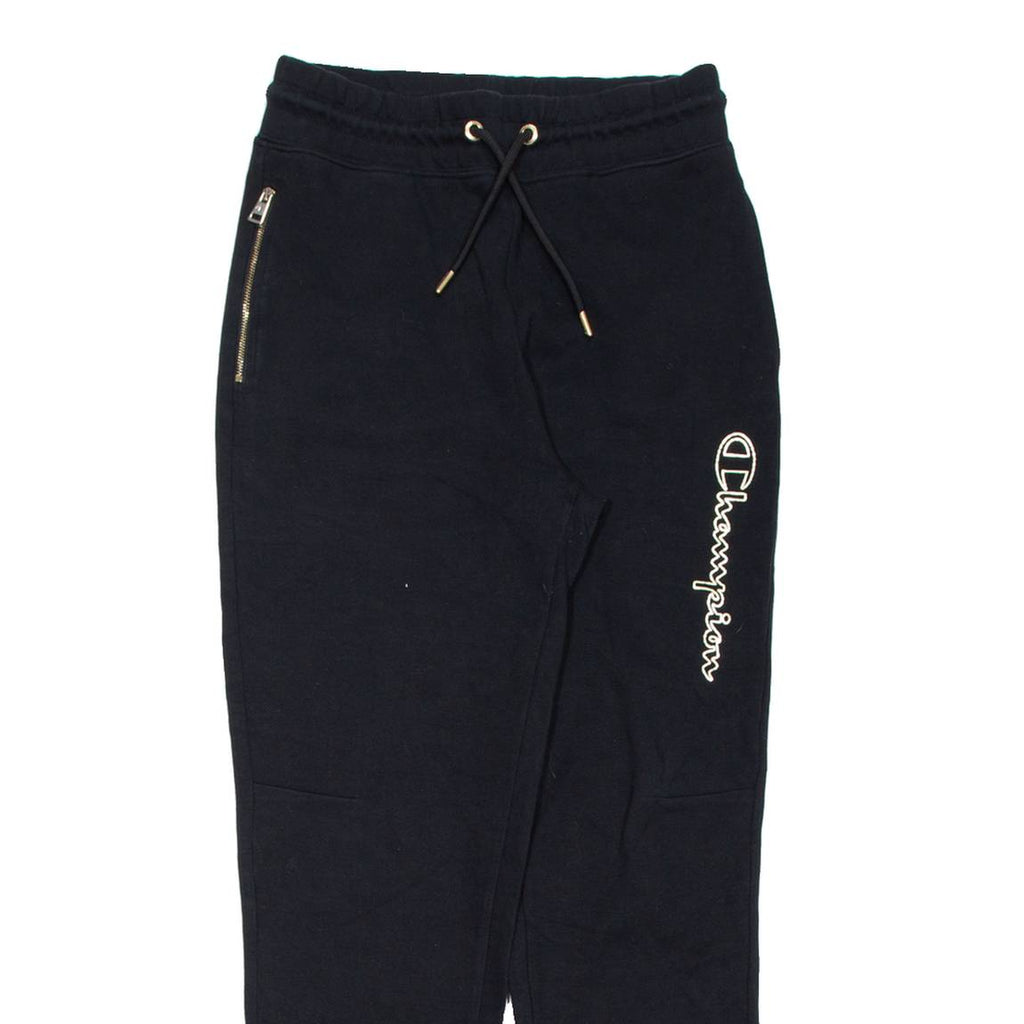 CHAMPION Womens Joggers Black Tapered XS W28 L28