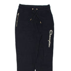 CHAMPION Womens Joggers Black Tapered XS W28 L28