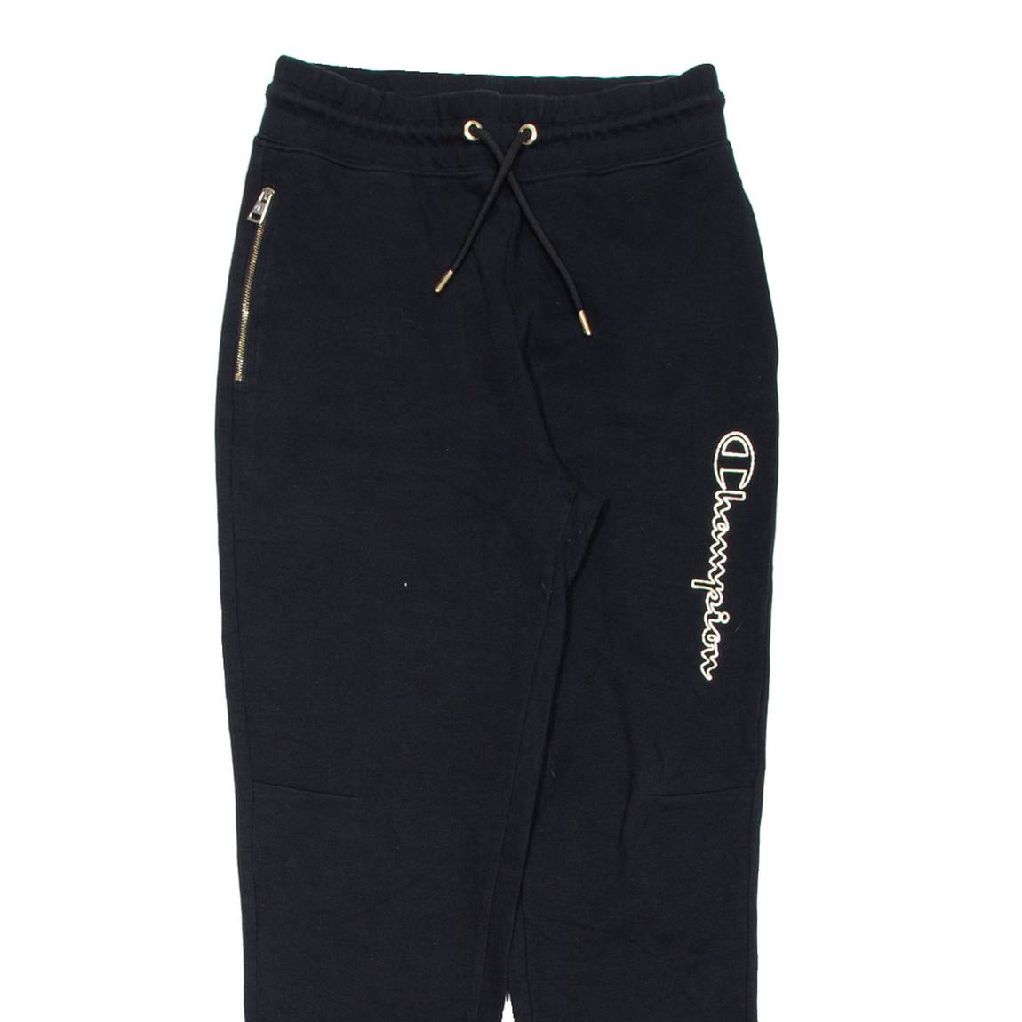 CHAMPION Womens Joggers Black Tapered XS W28 L28