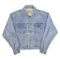 GAP Mens Blue Denim Button Cotton Jacket S Classic Casual Lightweight