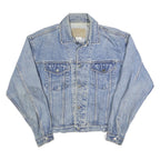 GAP Mens Blue Denim Button Cotton Jacket S Classic Casual Lightweight