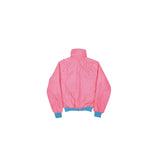 COLUMBIA Womens Blue & Pink Reversible Zip Jacket L Polyester Lightweight Casual