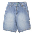 JOHN DEERE Mens Denim Blue Casual Shorts M W28 Workwear Carpenter Style