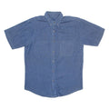 FADED GLORY Mens Denim Shirt Blue M