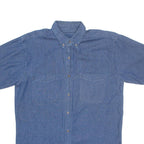FADED GLORY Mens Denim Shirt Blue M