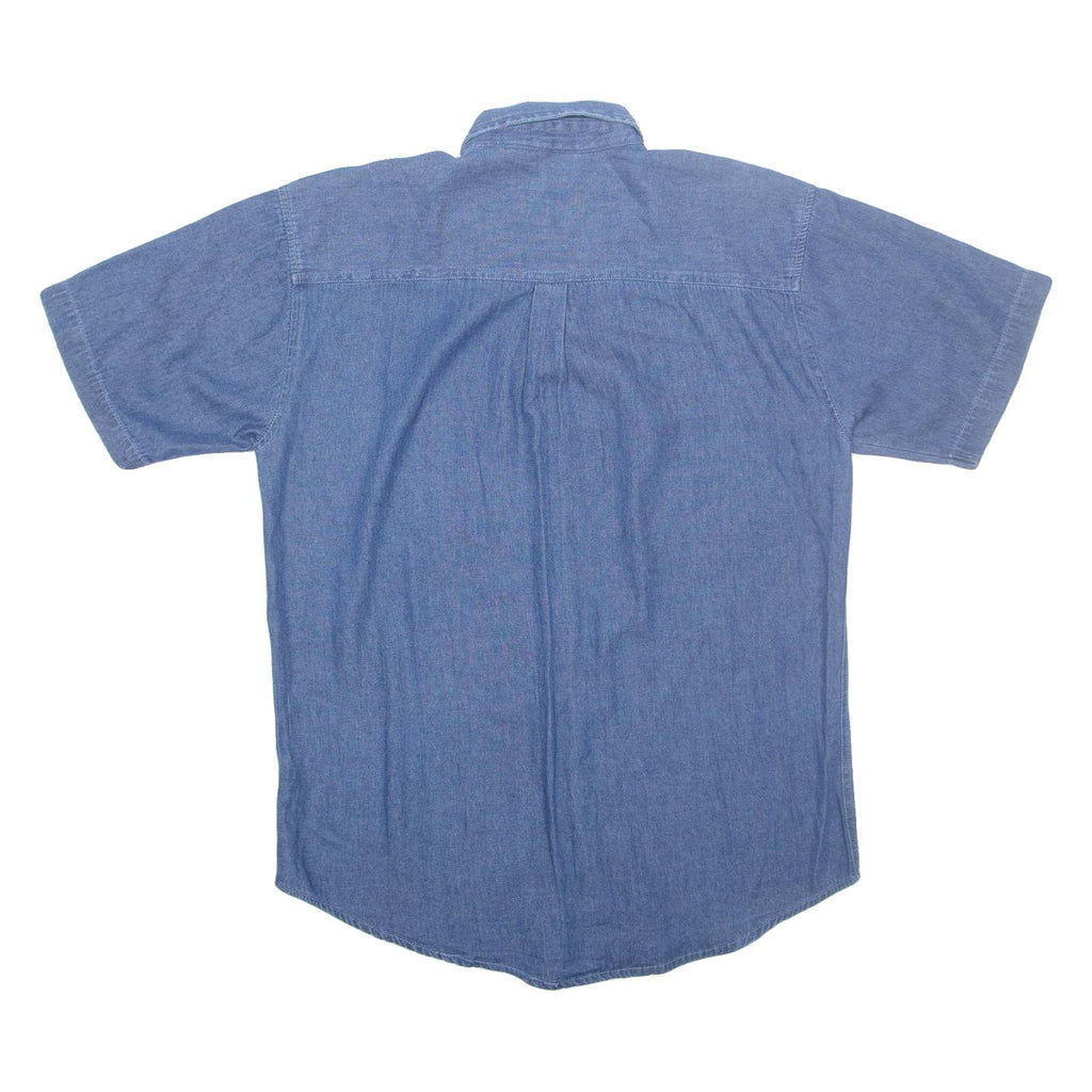 FADED GLORY Mens Denim Shirt Blue M