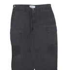 CARHARTT Womens Cotton Blend Black Regular Cargo Trousers W30 L27 Casual