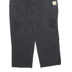 CARHARTT Womens Cotton Blend Black Regular Cargo Trousers W30 L27 Casual