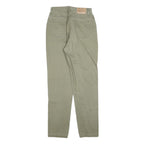 EDDIE BAUER Womens Slim Fit Jeans Beige Denim W26 L32 Classic Zip Pockets