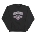 PENNANT Mens Black Soccer Crew Neck M Cotton Blend Casual Sweatshirt