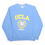 RUSSELL ATHLETIC Mens Blue UCLA Bruins Crew Neck L Cotton Blend Sweatshirt