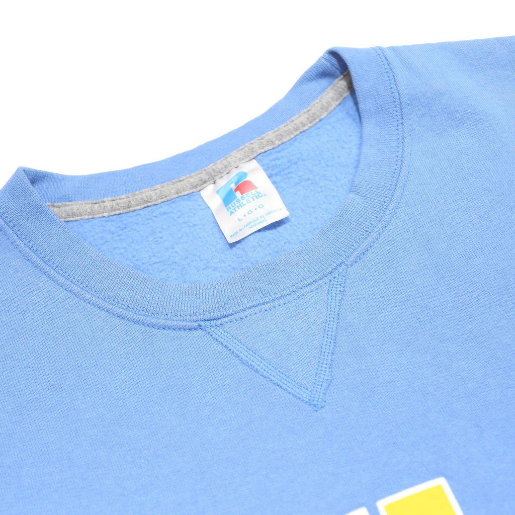 RUSSELL ATHLETIC Mens Blue UCLA Bruins Crew Neck L Cotton Blend Sweatshirt