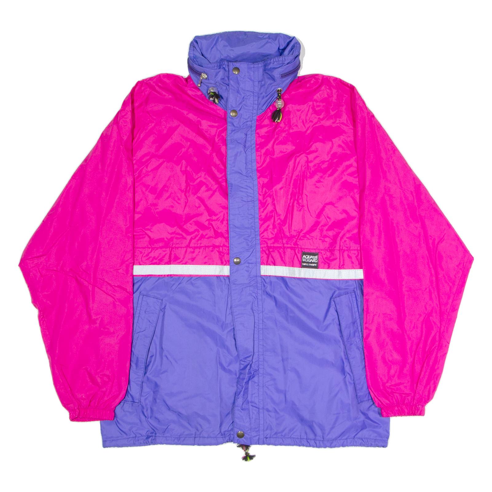 AQUA GUARD Womens Shell Jacket Pink Hooded M