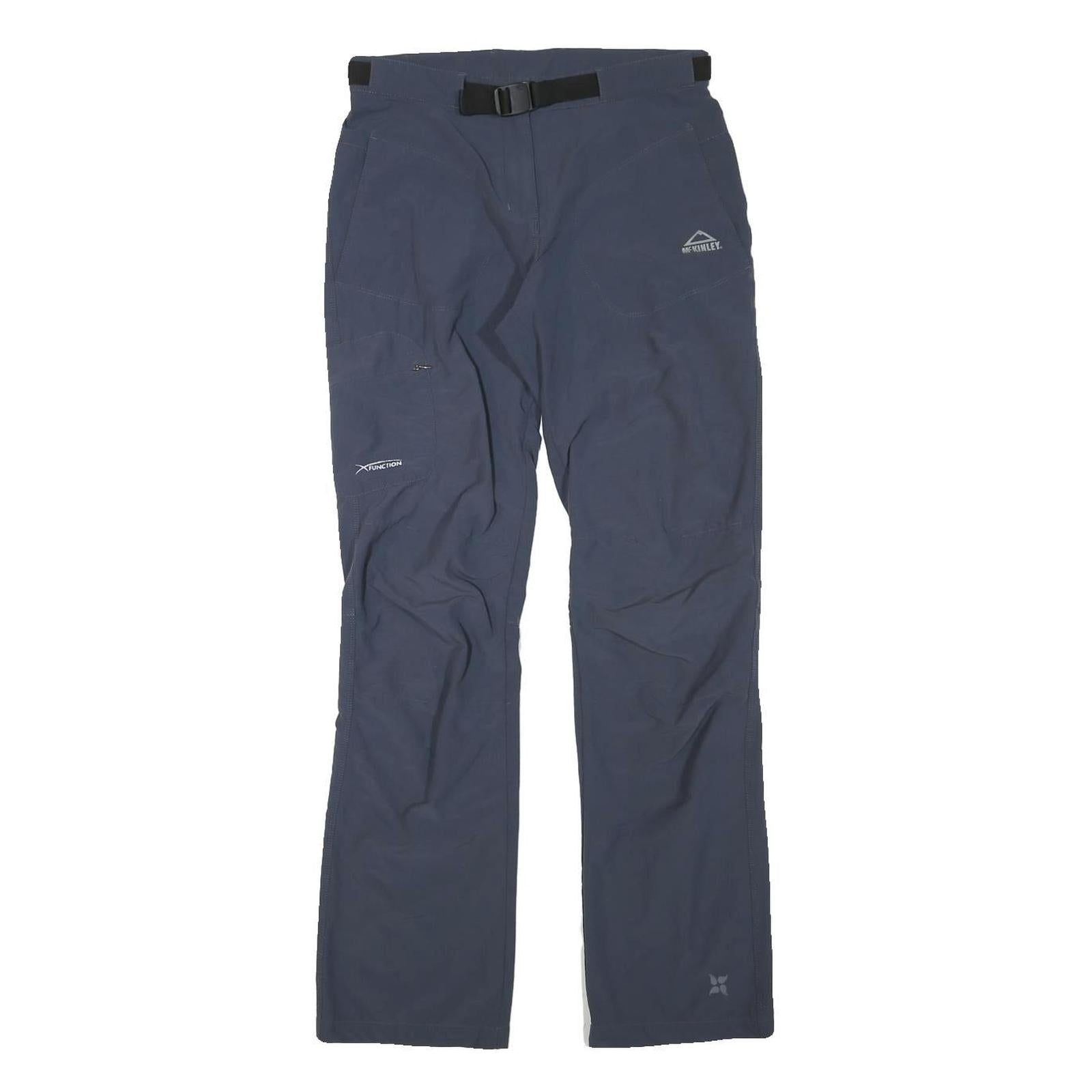 MCKINLEY Womens Regular Navy Blue Trousers W28 L30 Outdoor Wear Zip Closure