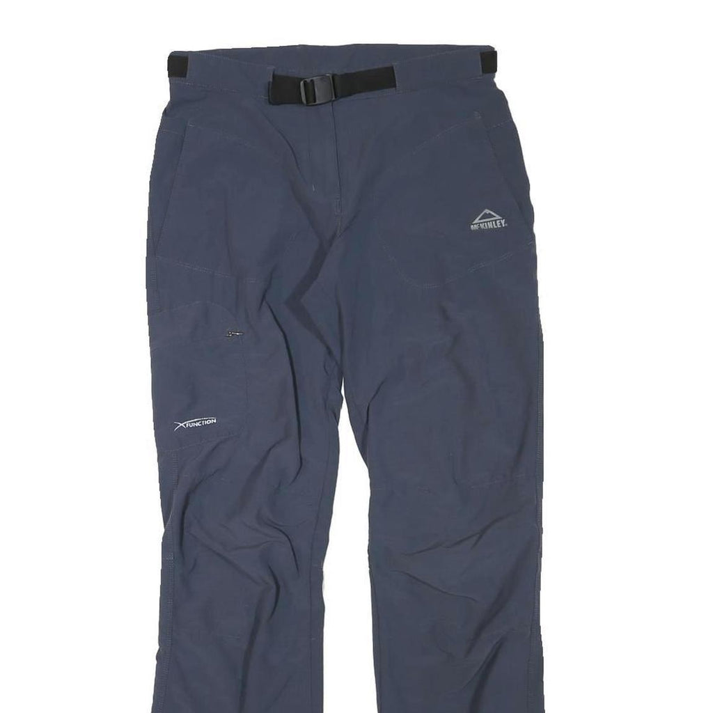 MCKINLEY Womens Regular Navy Blue Trousers W28 L30 Outdoor Wear Zip Closure