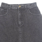 GUESS Womens Straight Skirt Black Short Denim S