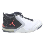 JORDAN Jumpman Boys Leather Trainers UK 6 Black & White Basketball Skate