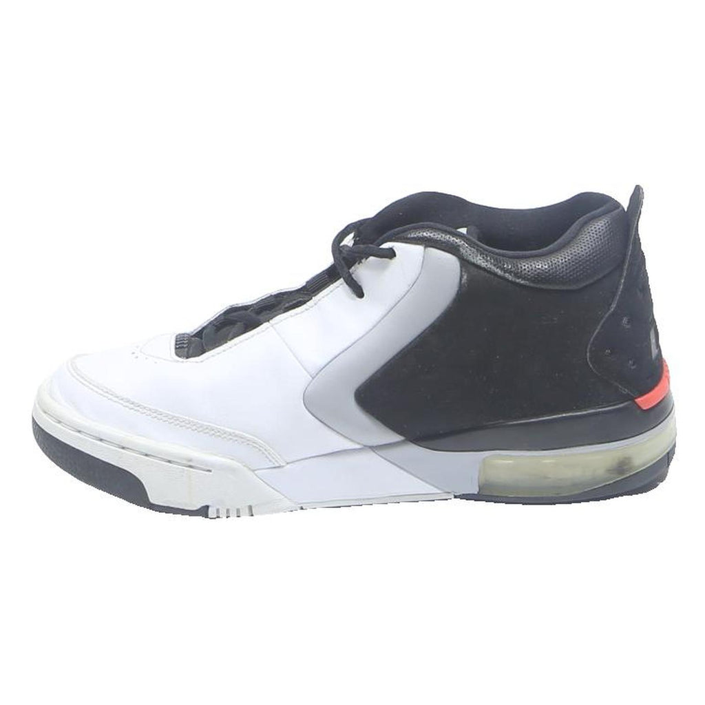 JORDAN Jumpman Boys Leather Trainers UK 6 Black & White Basketball Skate