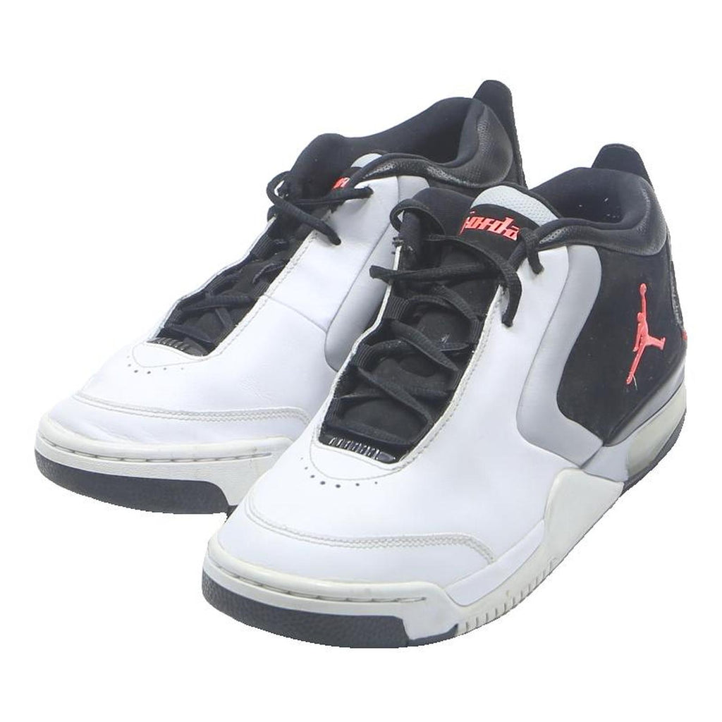 JORDAN Jumpman Boys Leather Trainers UK 6 Black & White Basketball Skate