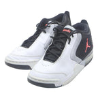 JORDAN Jumpman Boys Leather Trainers UK 6 Black & White Basketball Skate