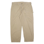 CARHARTT Mens Cotton Blend Beige Regular Fit Straight Leg Trousers W40 L30