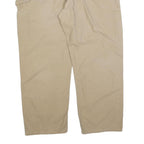 CARHARTT Mens Cotton Blend Beige Regular Fit Straight Leg Trousers W40 L30