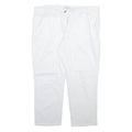 BARBOUR Womens Trousers White Regular Tapered W37 L26