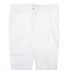 BARBOUR Womens Trousers White Regular Tapered W37 L26