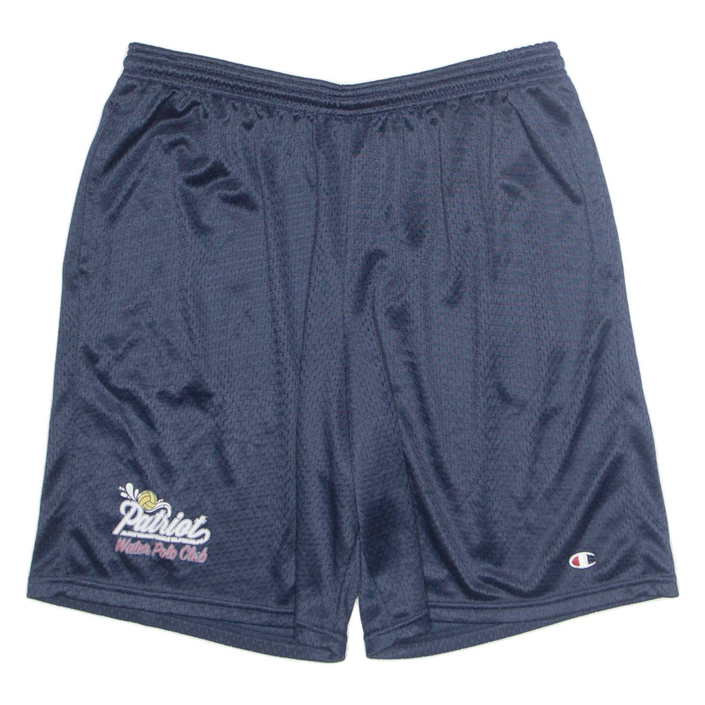CHAMPION Patriot Water Polo Club USA Mens Sports Shorts Blue Relaxed L W32