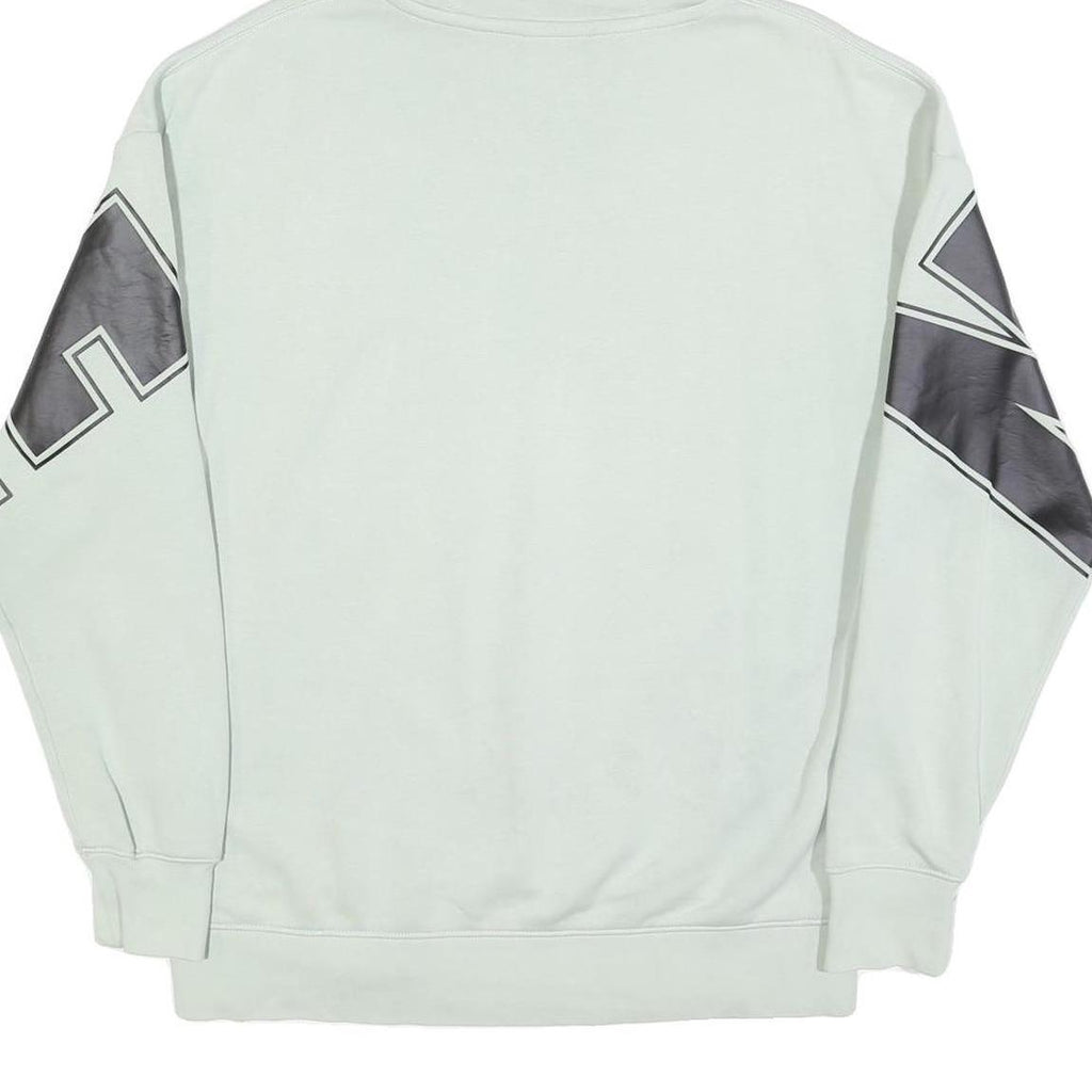 NIKE Mens White Hoodie M Cotton Blend Large IK Logo Pullover Casual