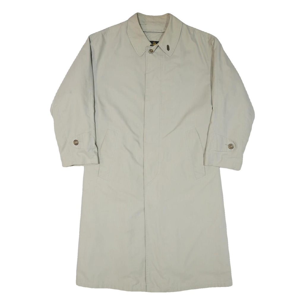 BUGATTI Mens Beige Button Jacket XL Polyester Blend Classic Outerwear