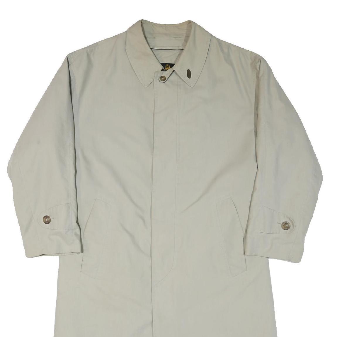 BUGATTI Mens Beige Button Jacket XL Polyester Blend Classic Outerwear