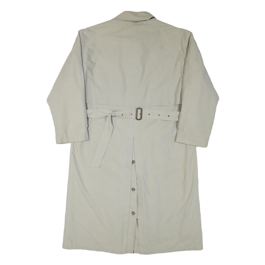BUGATTI Mens Beige Button Jacket XL Polyester Blend Classic Outerwear