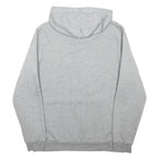 PUMA Mens Grey Cotton Blend Pullover Hoodie M Logo Sportswear Sweatshirt