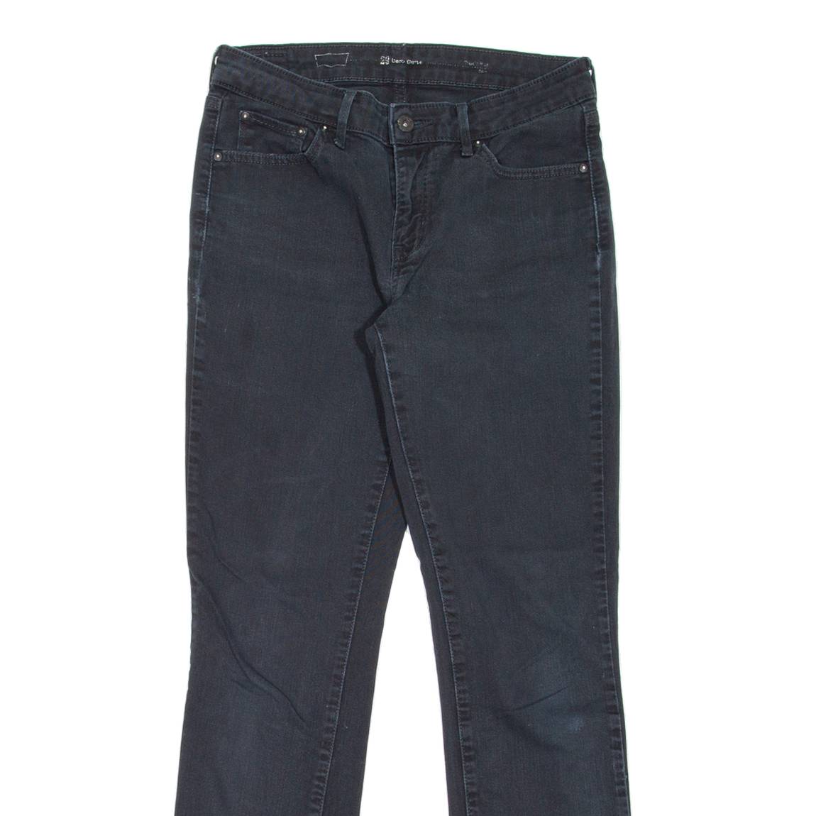 LEVI'S Womens Jeans Black Slim Straight W29 L32