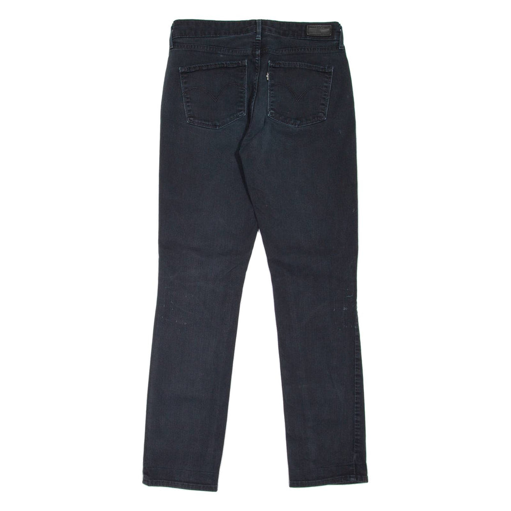 LEVI'S Womens Jeans Black Slim Straight W29 L32