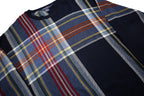 NAUTICA Mens Navy Blue Patterned Cotton Jumper Crew Neck Basic Knit XL Casual