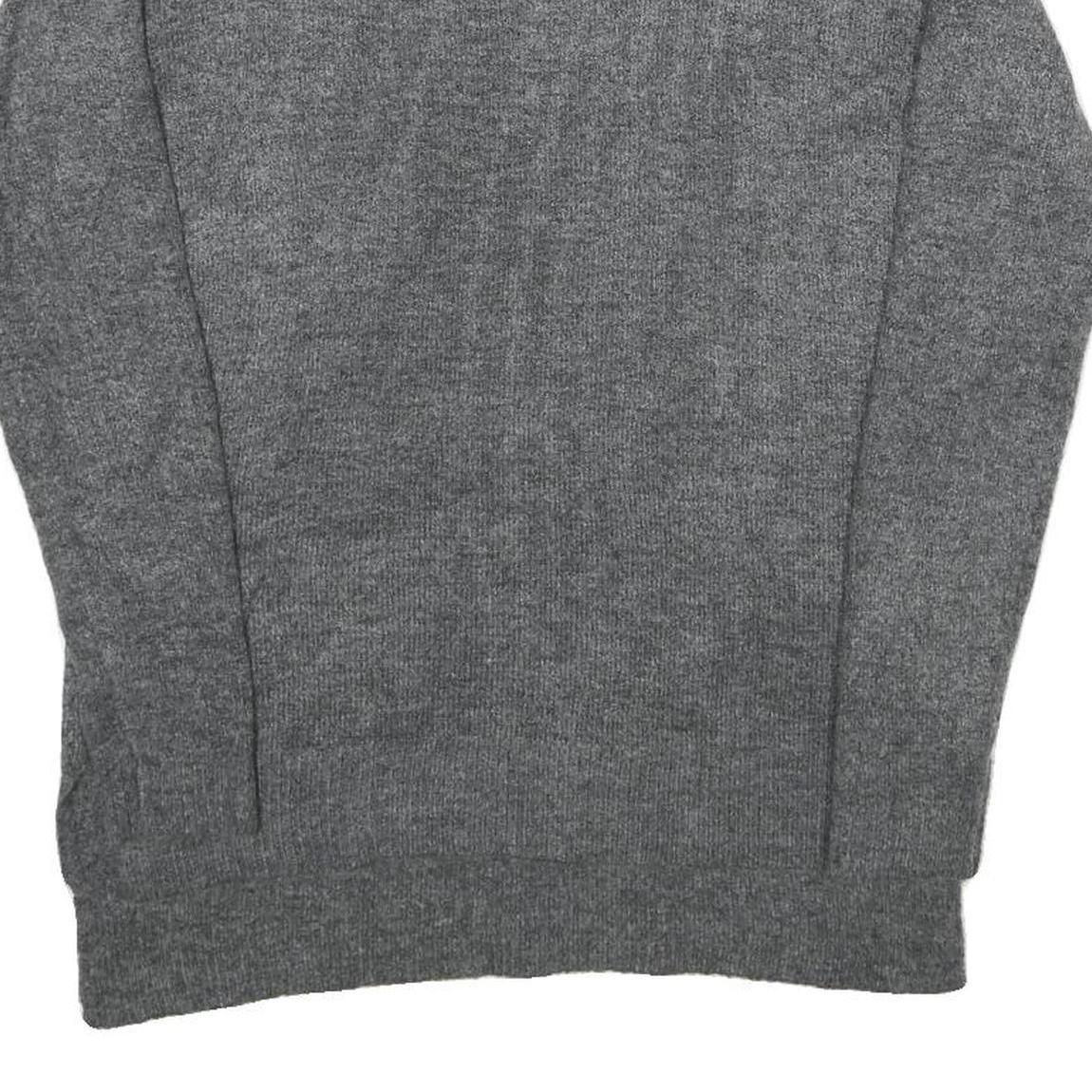 BLUE MOTION Womens Grey Plain Pullover Basic Knit Jumper S Acrylic Blend Soft